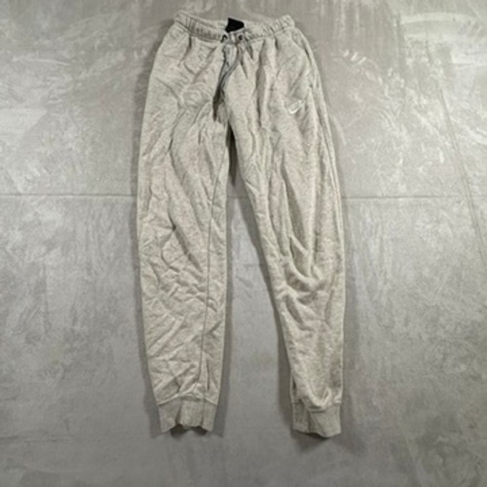 Nike Joggers Women Fleece Tapered Sweatpants XS Gray
